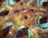 Foto del paso 5 de la receta Quiche de calabacín, puerro y mascarpone