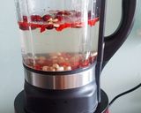 Hình bước làm 2 của món Sữa ĐẬU ĐỎ mix táo đỏ, kỷ tử