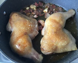 Foto del paso 1 de la receta: Contramuslos de pollo con jamón y mostaza al brandy