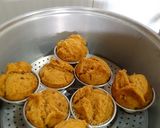 Foto langkah ke 4 dari resep Bolu Kukus Pisang Mekar.