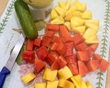 Gambar langkah 2 resipi 👩‍🍳Rojak Buah.
