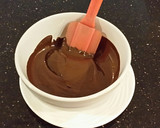 A picture of step 6 of Chocolate Cheesecake.