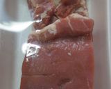 A picture of step 1 of Fragrant Yuzu Samgyeopsal.