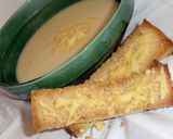 Karfiol krémleves recept, sajtos pirítóssal recept fázis 6 fotója
