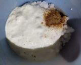 A picture of step 3 of Sabudana Raita.