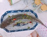 Hình bước làm 1 của món Cá hấp bia