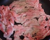 A picture of step 2 of Quick & Delicious Pan-Fried Ginger Pork with Golden Sauce.