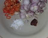 Sambal bongkot langkah memasak 3 foto