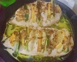 รูปขั้นตอนการทำที่ 4 ของ อกไก่นุ่มอบซอสใบโหระพา,เชดด้าชีส - คีโต