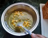 A picture of step 5 of Green masala cheese corn sandwich.