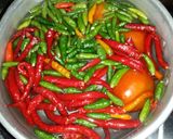 Foto langkah ke 2 dari resep Saus sambal extra pedas tanpa pengawet.