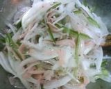 A picture of step 5 of Special Side Dish with Marinated New Onion, Green Pepper, and Ham.