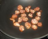 A picture of step 2 of Chorizo And Meatball Pasta.
