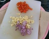 Foto langkah ke 1 dari resep Oseng Sayur Asin (5-6 bahan).