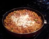A picture of step 9 of Fool Proof Date Night Pasta.