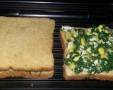 A picture of step 5 of Spinach and corn sandwich.