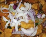 A picture of step 6 of Stir fry yam.