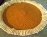 A picture of step 4 of sunshine "s maple pumpkin pie.