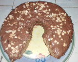 Foto del paso 6 de la receta: "Pudin de banano con crema de avellanas y maní"