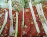 A picture of step 8 of My Cucumber and Tomato Pepper Salad.