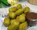 Foto langkah ke 5 dari resep Churros matcha takaran sendok.