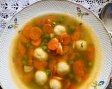 Kapros zöldségleves gombócokkal recept fázis 3 fotója