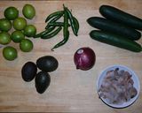 A picture of step 1 of Aguachiles.