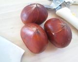 A picture of step 3 of Store Fresh Chestnuts & Solve the Tricky Question of Peeling Them.