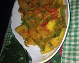 A picture of step 3 of Spiced matoke with beef #charityrecipe#4weekchallenge.