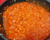 Foto del paso 6 de la receta: Calabacín relleno de Frankfurts