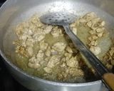 A picture of step 2 of Alfredo fusion pasta.