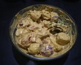 A picture of step 4 of Aloo tikka masala.