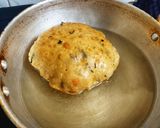 A picture of step 4 of Poori with Leftover Potato Sabji.