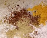 A picture of step 1 of Cassava cake.
