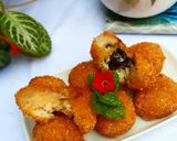 Foto langkah ke 7 dari resep Banana Cheese Ball ---gluten free---.