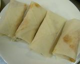 A picture of step 6 of Sweet & Salty Spring Rolls with Vegetable Namul and Tteokbokki (Mochi).