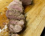 Foto del paso 8 de la receta: Solomillo a la sal en airfryer con salsa de Pedro Ximenez y miso