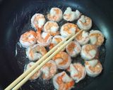 A picture of step 5 of Shrimp and Broccoli with Mayonnaise Sauce.