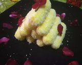 A picture of step 6 of Chawal ke chamcham/rice sweets.