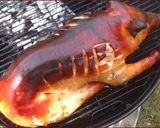 A picture of step 5 of One Whole Piglet BBQ'ed.