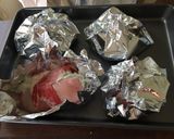 A picture of step 1 of Stuffed Chicken Risotto.