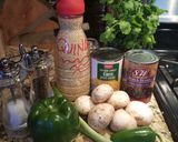 A picture of step 1 of Mexican quinoa pilaf.