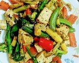 A picture of step 3 of Easy recipe Stir fry veggies.
