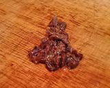 A picture of step 13 of Lotus Root Millfeuille with Garlic and Anchovy.