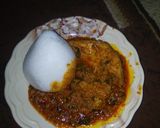 A picture of step 4 of Tuwon shinkafa miyar Agushi.