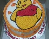 Foto langkah ke 9 dari resep Tart karakter rasa rainbow cake.