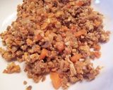 A picture of step 1 of Meat Sauce & Scrambled Egg Sandwich.