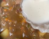 A picture of step 8 of Beef potatoes soup.