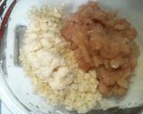 A picture of step 3 of Chicken Nuggets from Breast Meat and Okara.