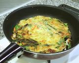 A picture of step 2 of Crisp & Chewy Simple Chijimi (Pajeon) with Chinese Chives.